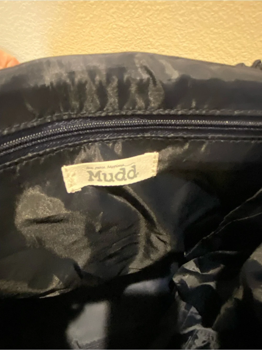 Vintage Y2K 90s MUDD Canvas Floral Print Boho Backpack Satchel Bag Faux Leather